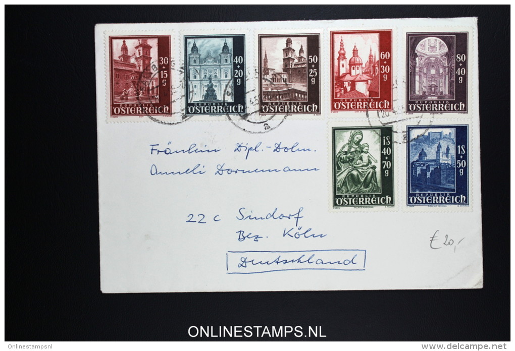 Osterreich  Cover 1948 Mi 886 - 892 - Briefe U. Dokumente