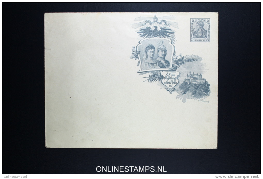 Germany: Heil Deutschlands Kaiser-paar 4 Covers Not Used - Briefe