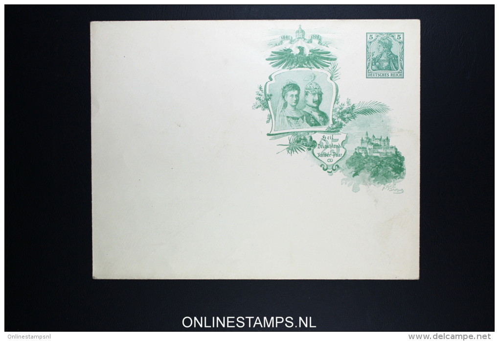 Germany: Heil Deutschlands Kaiser-paar 4 Covers Not Used - Briefe