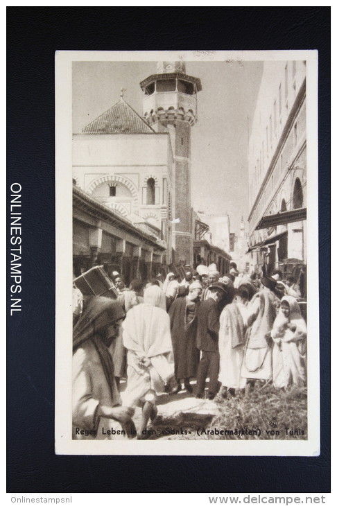 Tunisie: Picture Postcard 1934 Afrika Reise Wiener Wochenpost - Storia Postale