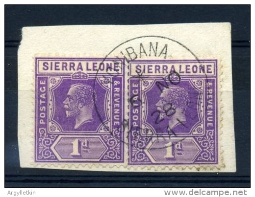 SIERRA LEONE KG5 AMAZING POSTMARK! - Sierra Leone (...-1960)