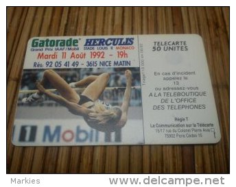 Phonecard Monaco  Used 2 Scans  Rare - Monace