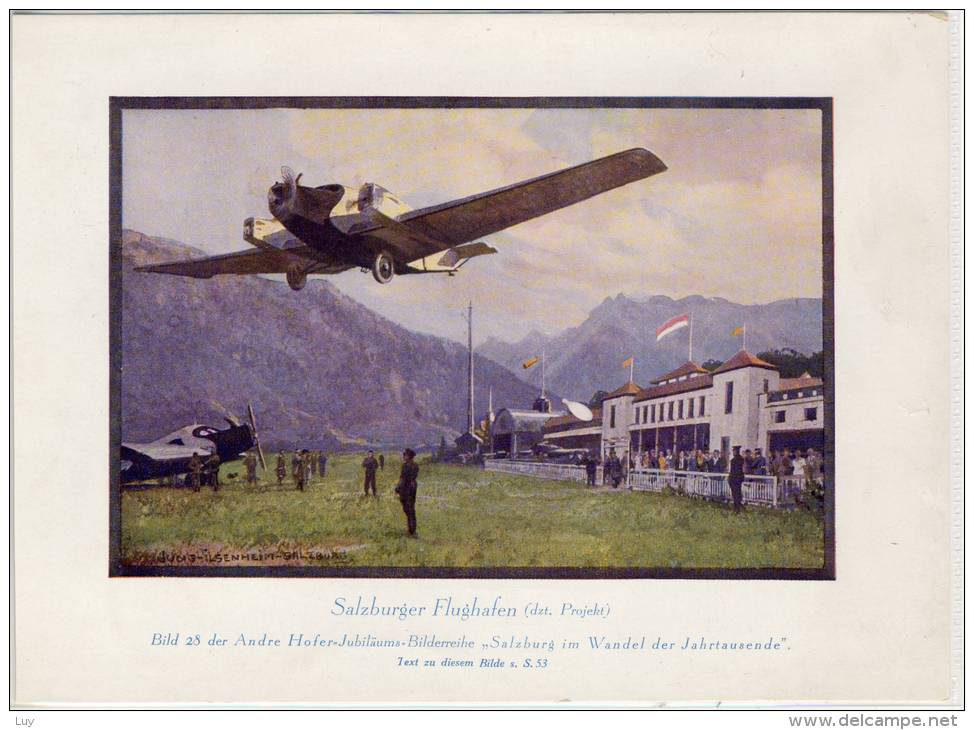 SALZBURGER FLUGHAFEN - Sammelbild # 28, 1919 Zu Andre Hofer (Feigenkaffeefabrik) Bilderreihe  ... - ....-1914: Précurseurs