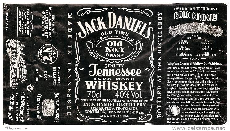 JACK DANIEL´S - Whisky