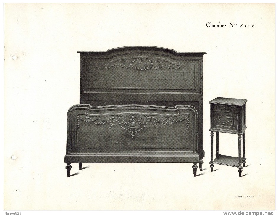 CATALOGUE ILLUSTRE FABRIQUE MEUBLES RICHES Illustré 22 Planches Chambre Armoire Panetière Chaise Table Buffet Roanne - Altri & Non Classificati