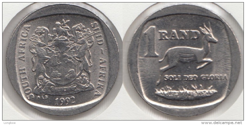 Sud Africa 1 Rand 1992 Km#138 - Used - Sudáfrica