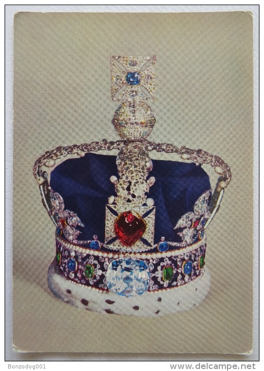 IMPERIAL STATE CROWN MADE FOR GEORGE VI IN 1937. UNPOSTED - Royal Families
