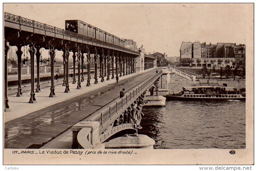 75 PARIS Métro Le Viaduc De Passy - Metropolitana, Stazioni