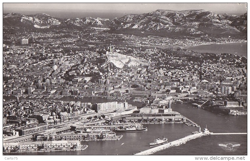 Marseille 13 - Panorama Port Ville - 1956 - Zonder Classificatie