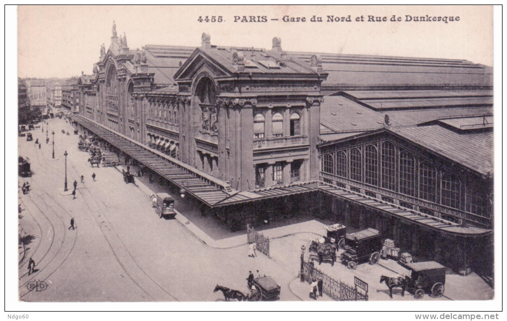 Paris - Gare Du Nord Et Rue De Dunkerque - Metropolitana, Stazioni