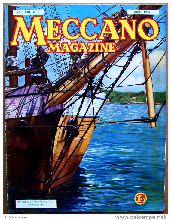 MECCANO MAGAZINE Volume XIII N° 8 Août 1936 (France) > Entretien Des Voies Ferrées : Procédés Modernes Du Réseau PLM... - Meccano