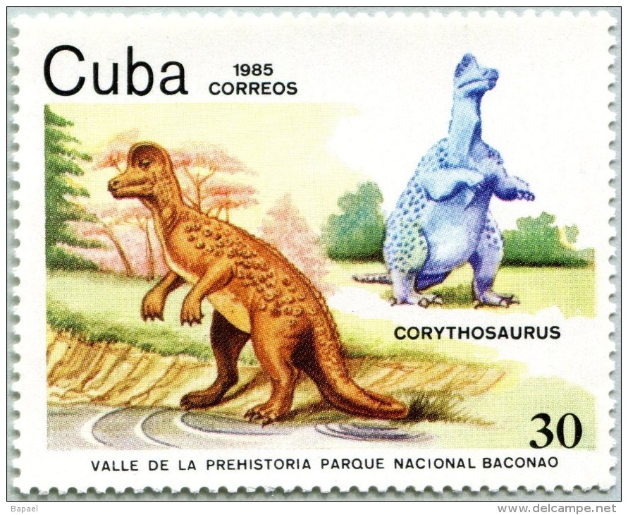 N° Yvert 2607 - Timbre De Cuba (1985) - MNH - Corythosaurus (JS) - Ungebraucht