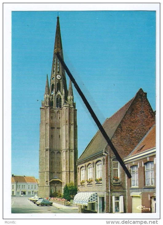 CPM - Steenvoorde - Eglise Saint Pierre (92m) - Steenvoorde