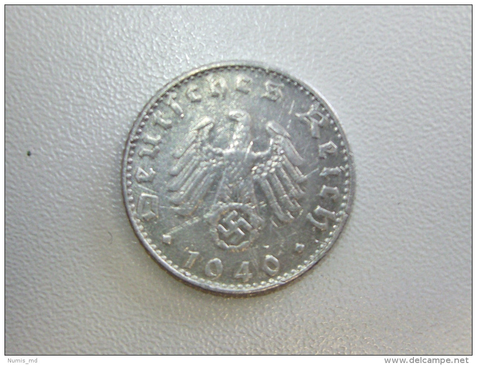 SELTEN : 50 Reichspfennig 1942 G *SS/VZ* - J372 - 50 Reichspfennig