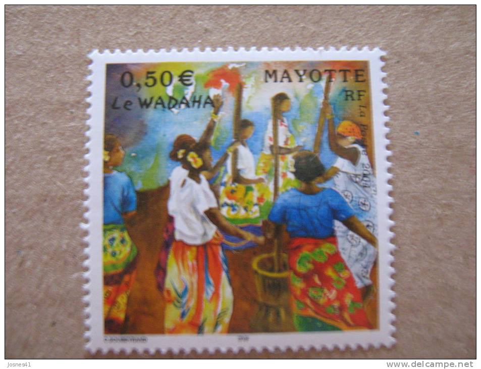 MAYOTTE    P 14 * *    DANSE - Unused Stamps