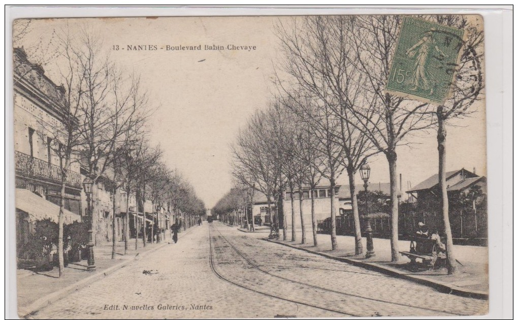 NANTES. Boulevard Babin Chevaye - Nantes