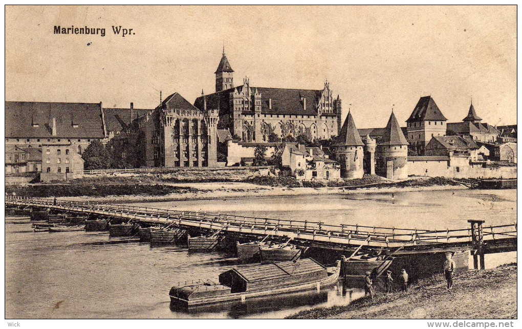 AK Marienburg / Westpreussen -HAFEN  -selten !!! - Westpreussen