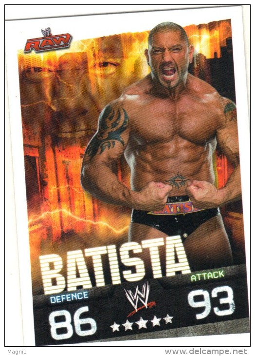 Slam Attax RAW - BATISTA - Martial Arts