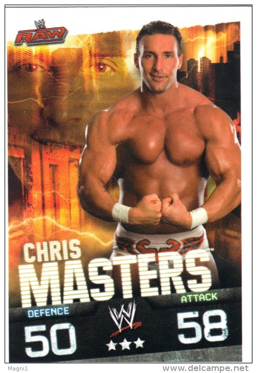 Slam Attax RAW - Chris MASTERS - Martial Arts