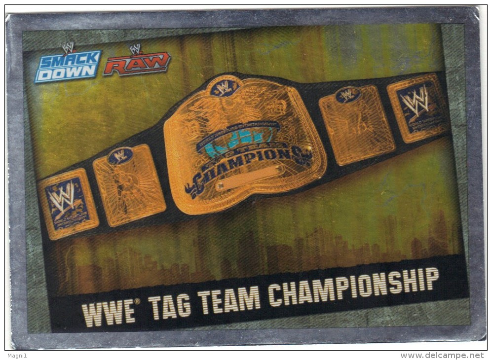 Slam Attax SMACK DOWN RAW - WWE Tag Team Championship - Sports De Combat