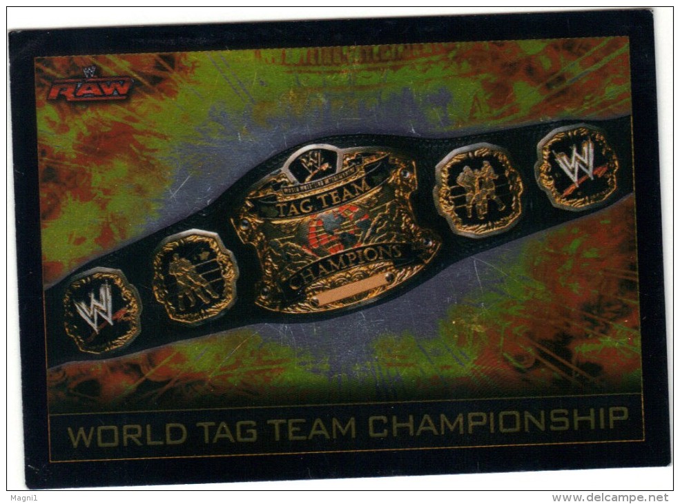 Slam Attax RAW - World Tag Team Championship - Sports De Combat