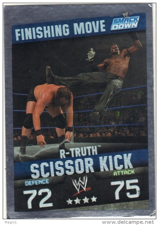 Slam Attax SMACK DOWN - R-Truth - Scissor Kick - Gevechtssport