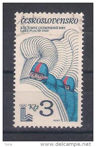 Czechoslovakia 1980      Mi Nr 2546   Bobsled OG Lake Placid      (a1p3) - Otros & Sin Clasificación