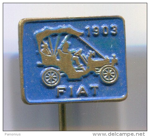 FIAT - Car, Auto, Automobile, Vintage Pin, Badge - Fiat