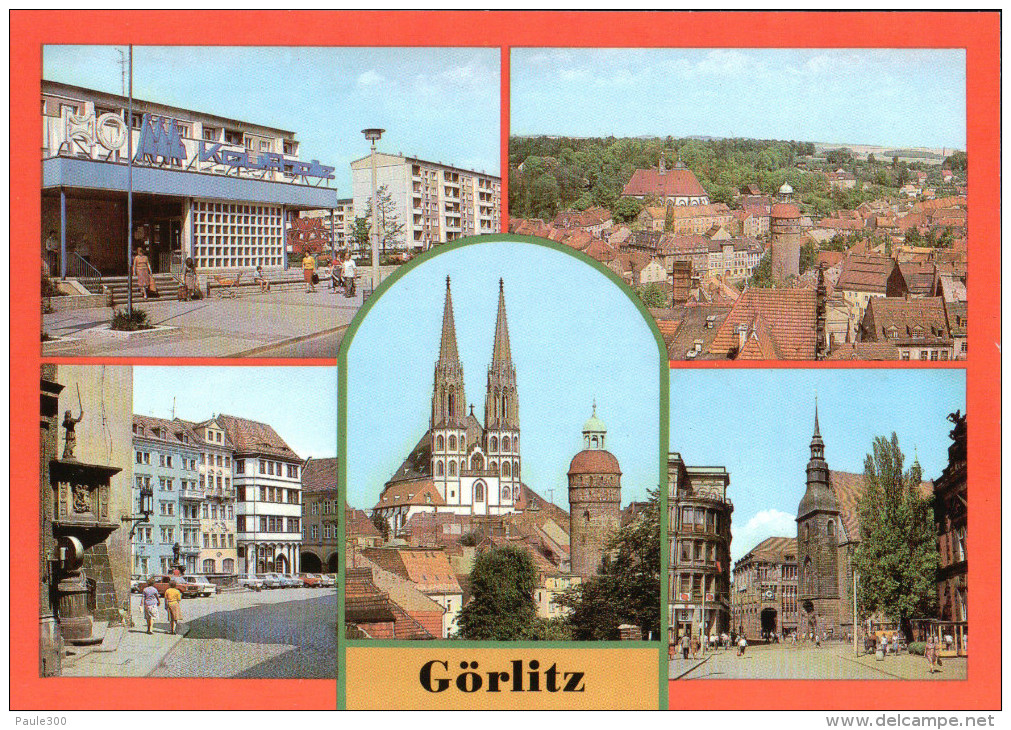 Görlitz - Mehrbildkarte - DDR 1 - Goerlitz