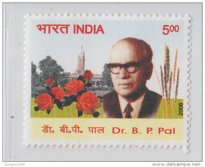 India  2008  Dr. B.P. Pal  Roses  Flowers  MNH   # 55085  Inde  Indien - Neufs