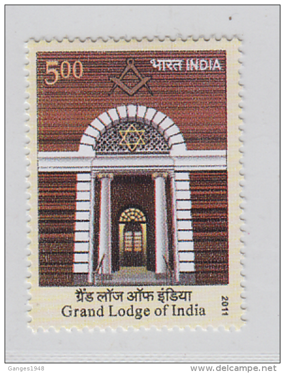 India  2011  Grand Lodge Of India  MNH   # 55152  Inde  Indien - Neufs