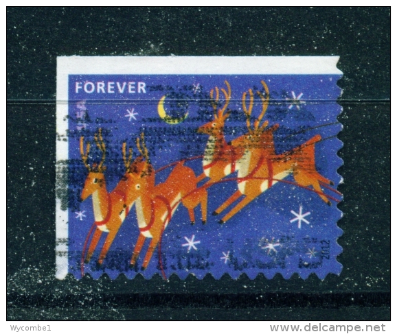 USA  -  2012  Christmas  Forever  Used As Scan - Usados