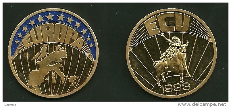 Medalla Token Jeton Alemania ECU 1993 - Otros & Sin Clasificación