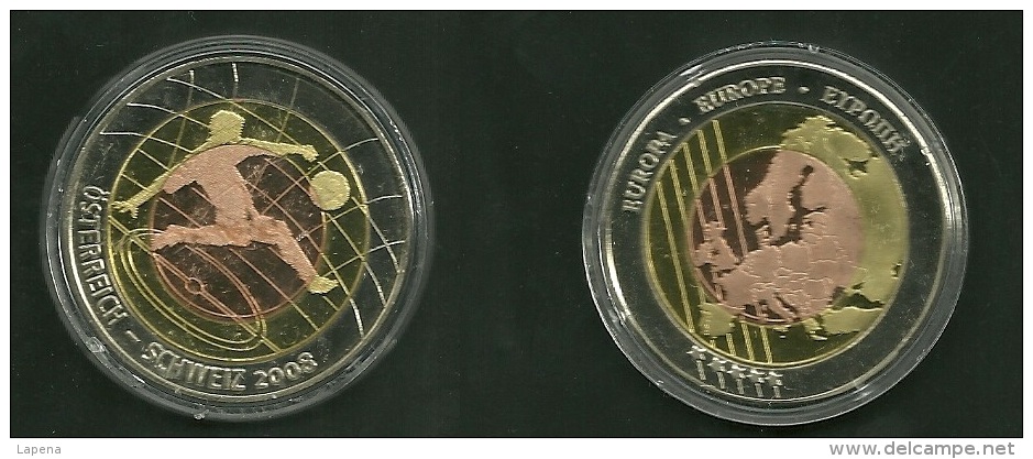 Medalla Token Jeton Alemania Football Eurocopa Osterreich Schewiz 2008 - Autres & Non Classés