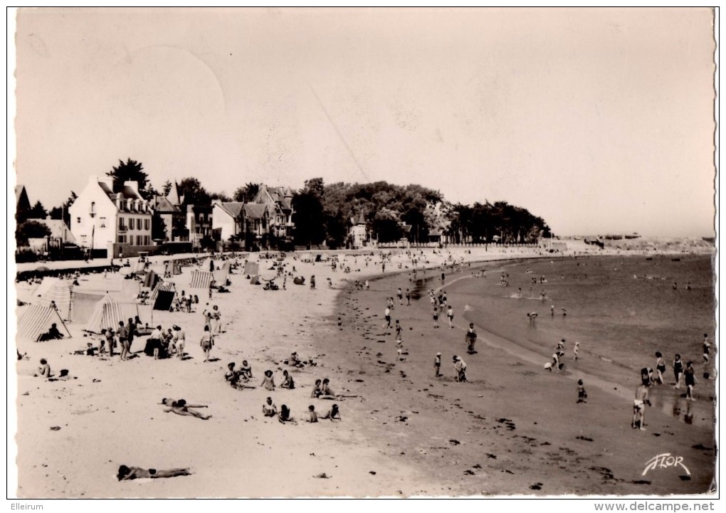 LARMOR (56)  LA PLAGE DE TOULHARS.1951. - Larmor-Plage