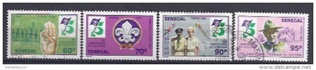 SENEGAL - Yvert - 607/10, Le 608 Est ** - Cote 2 € -  75e Anniversaire Du Scoutisme - Gebraucht