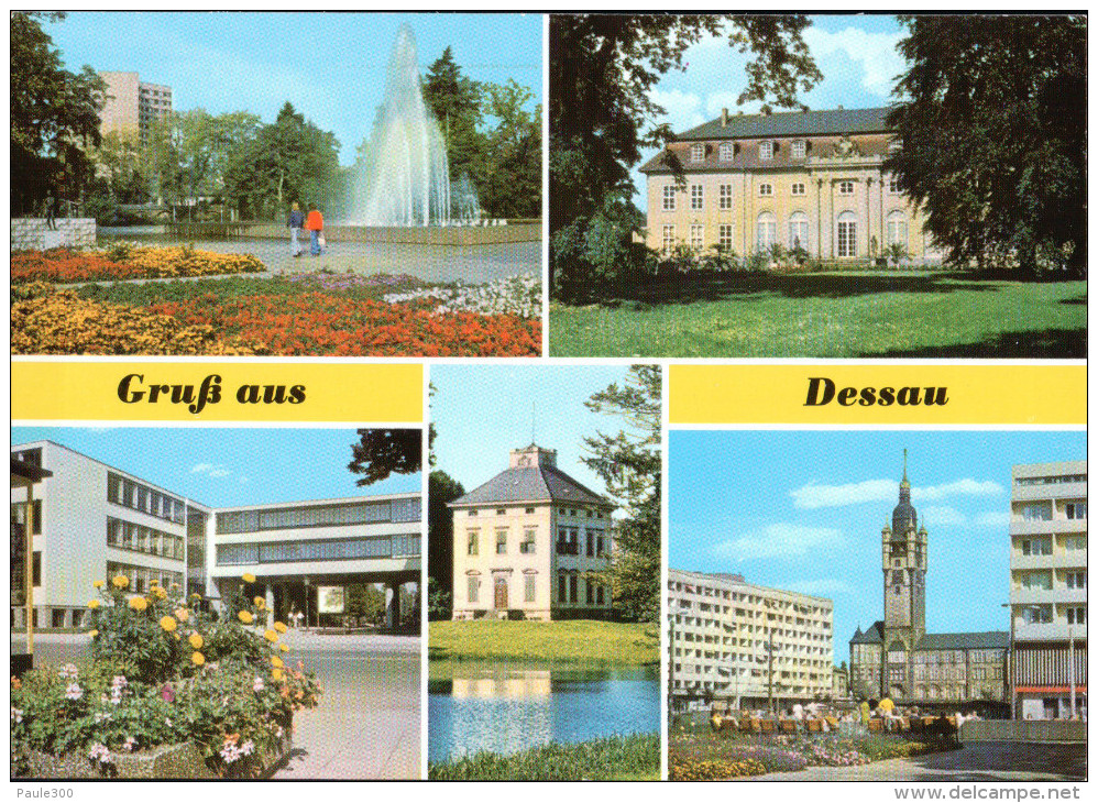 Dessau - Mehrbildkarte - DDR 1 - Dessau