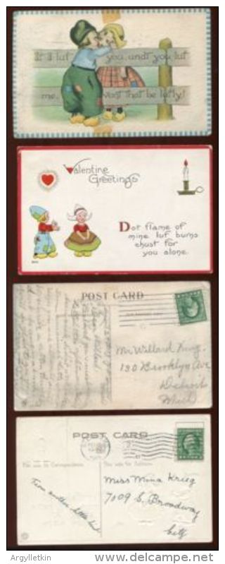 AMERICA -VALENTINES CARDS AND POSTCARDS - AMAZING LOT! - Andere & Zonder Classificatie