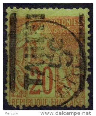 TAHITI - 5 C. Sur 20 C. De 1881 FAUX - Tahití