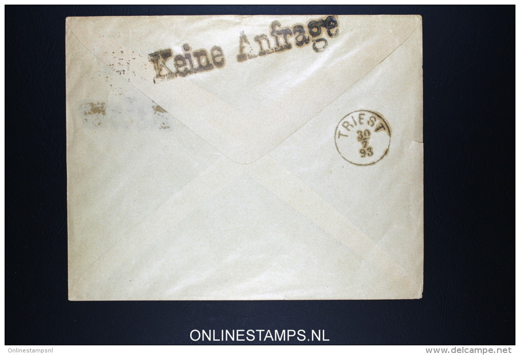 Montenegro: Umschlag U6B 157 * 126 Mm Used Cancel RETOUR / Keine Anfrage Triest - Montenegro