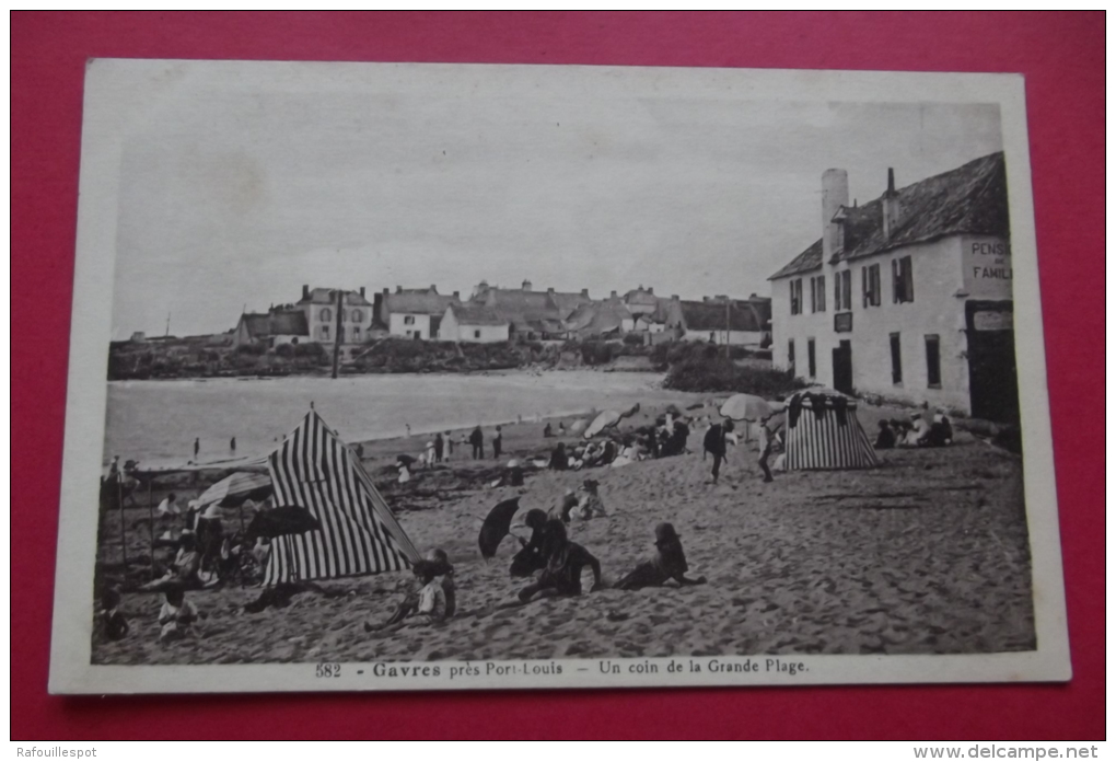 Cp  Gavres Un Coin De La Grande Plage - Port Louis