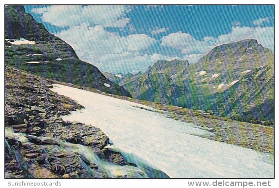 Melting Snow Fields Glacier National Park Kalipell Montana - Kalispell