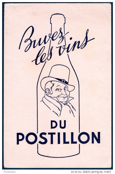 Buvard : Vins Du Postillon. - V