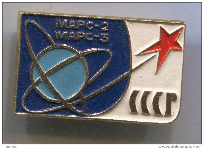 Space, Cosmos, Spaceship, Space Programe -  Russia, Soviet Union, Vintage Pin, Badge - Ruimtevaart