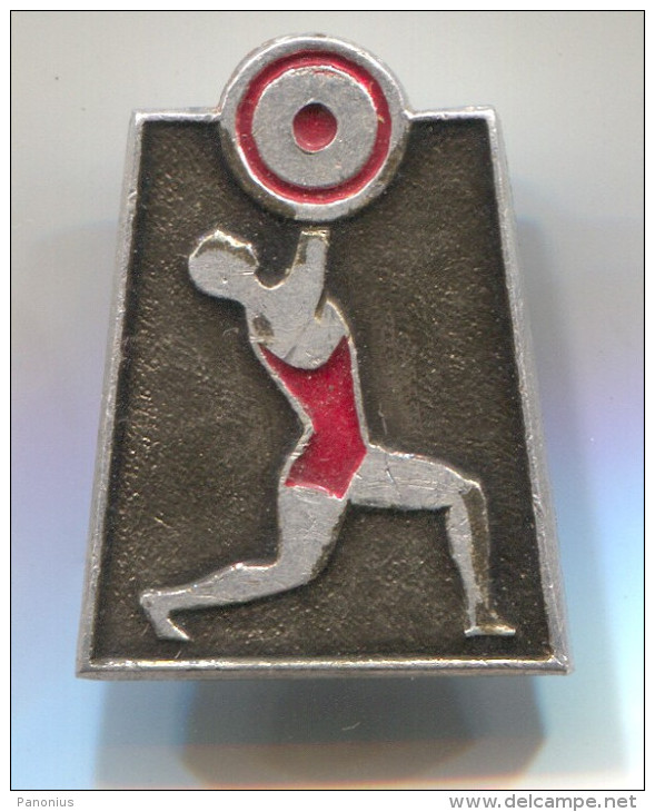 WEIGHTLIFTING - RUSSIA / SOVIET UNION, Vintage Pin  Badge - Weightlifting