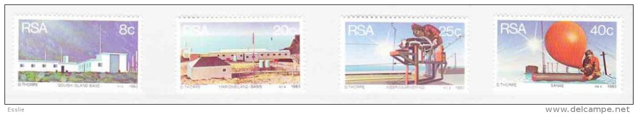 South Africa RSA -1983 -  Weather Stations - Complete Set - Neufs