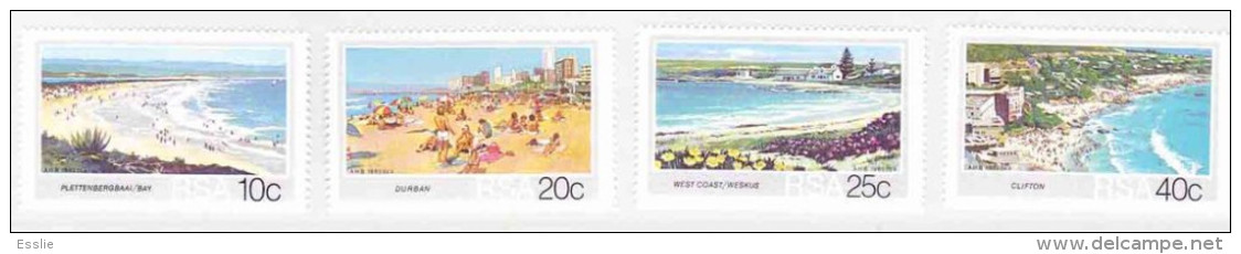 South Africa - 1983 - Beaches Tourism - Complete Set - Neufs