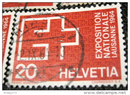 Switzerland 1963 EXPO Lausanne 1964 20c - Used - Used Stamps