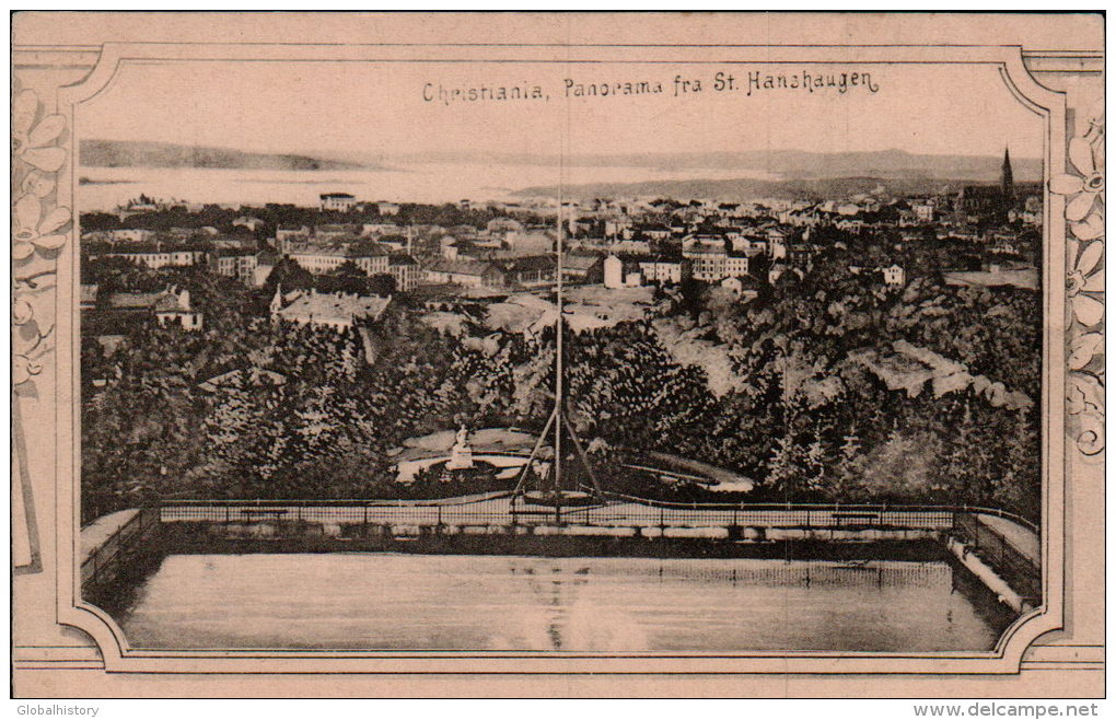 DB4636 - CHRISTIANIA - PANORAMA FRA St. HANSHAUGEN - Norvège