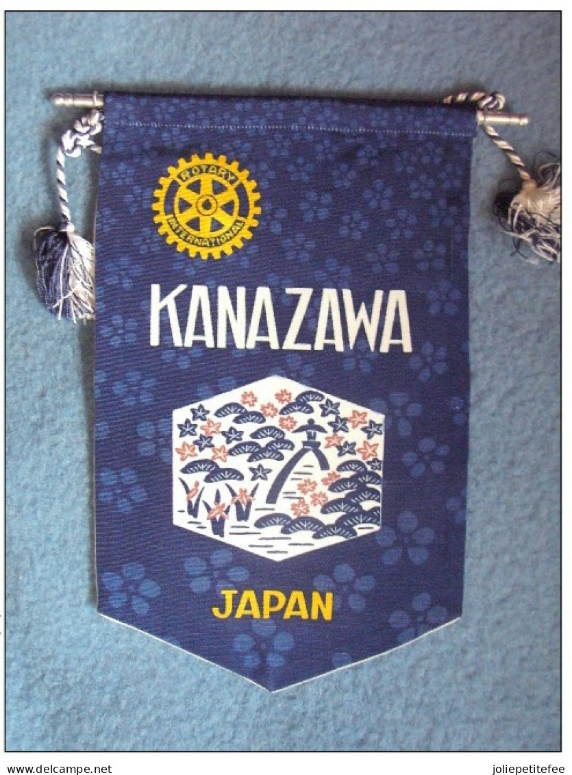 FANION / PENNANT:    KANAZAWA.  (Japan)          ROTARY INTERNATIONAL - Autres & Non Classés